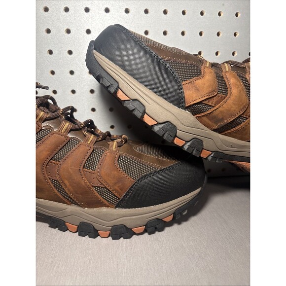 Skechers Selmen Hiking Shoes Mens 14 WW Wide Brown Black Outdoor Water Repellent main image 4